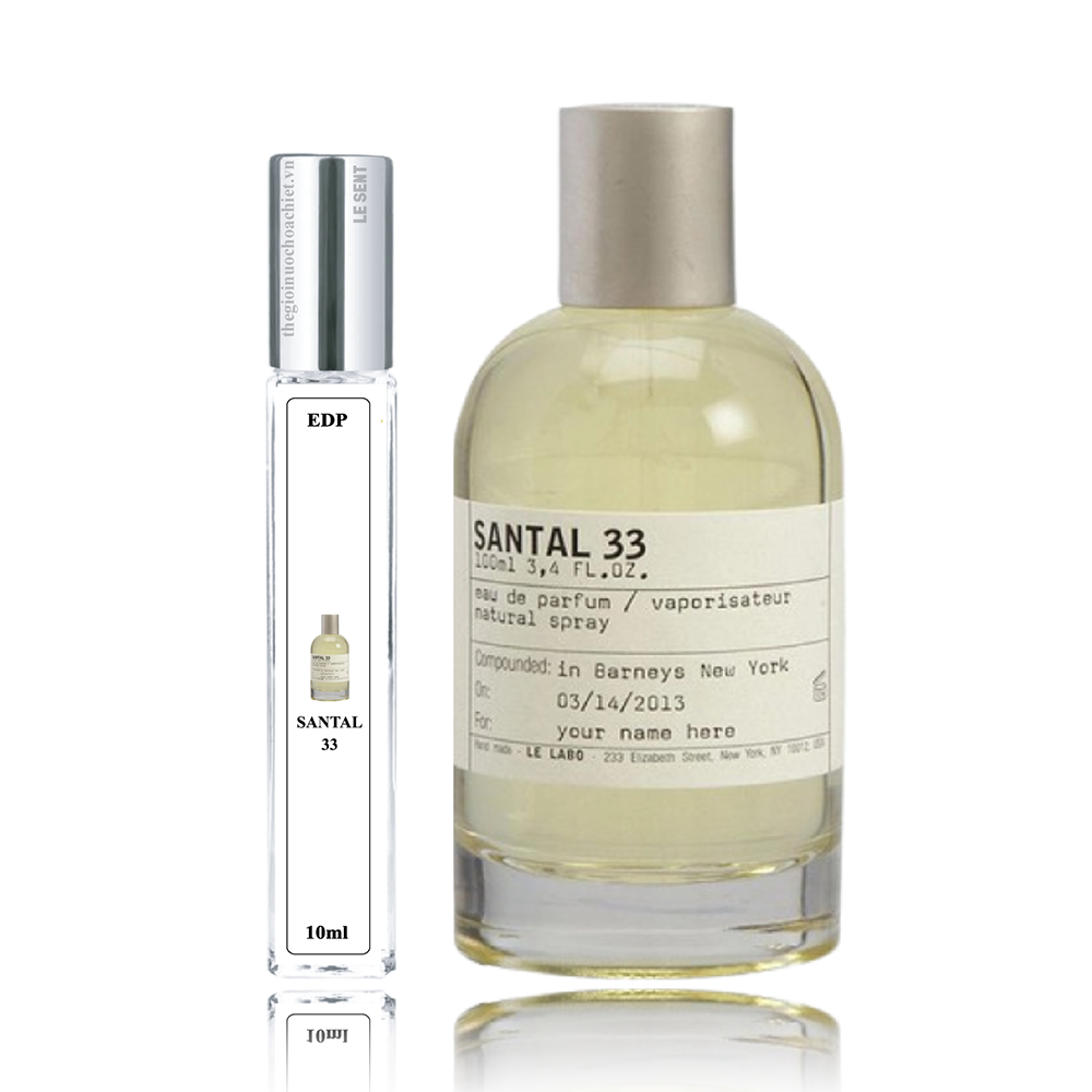 Nước hoa chiết Santal 33 Le Labo 10ml 