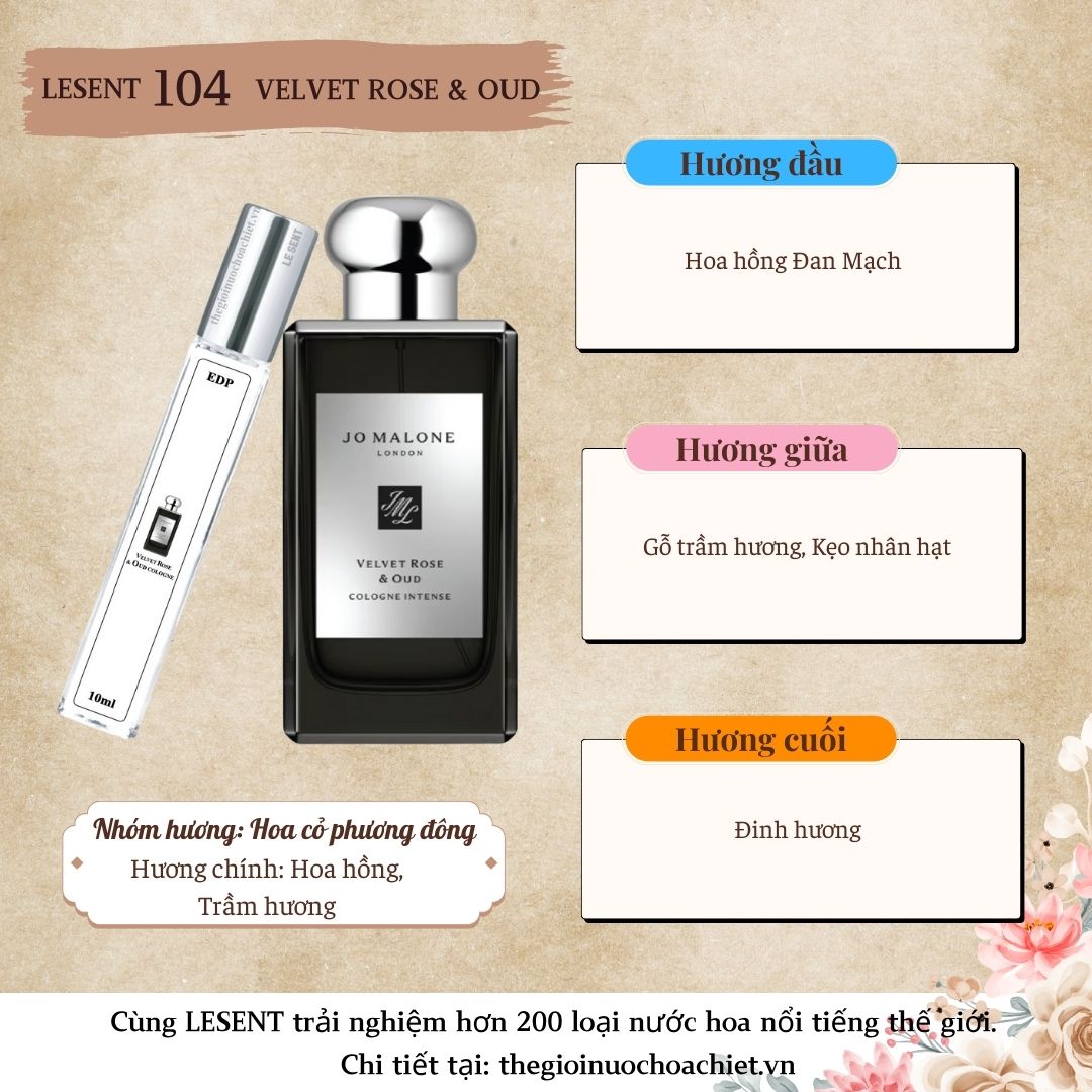 Nước hoa chiết Velvet Rose & Oud 10ml