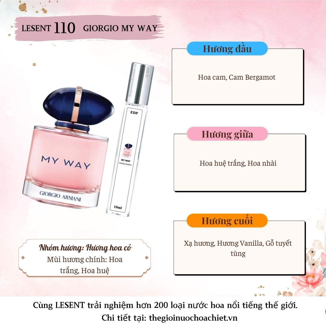 Nước hoa chiết Armani Giorgio My Way 10ml