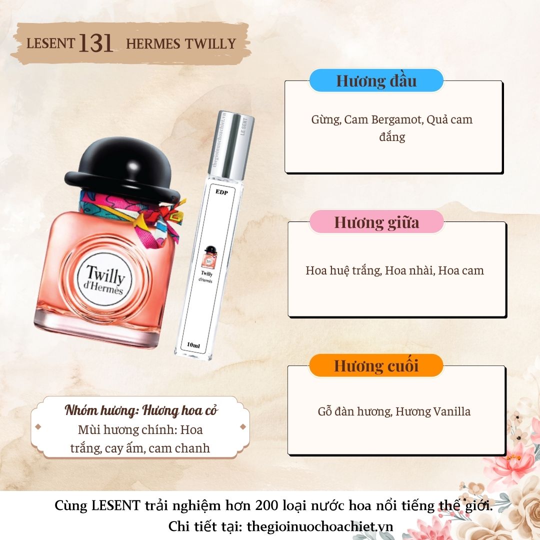 Nước hoa chiết Hermes Twill 10ml