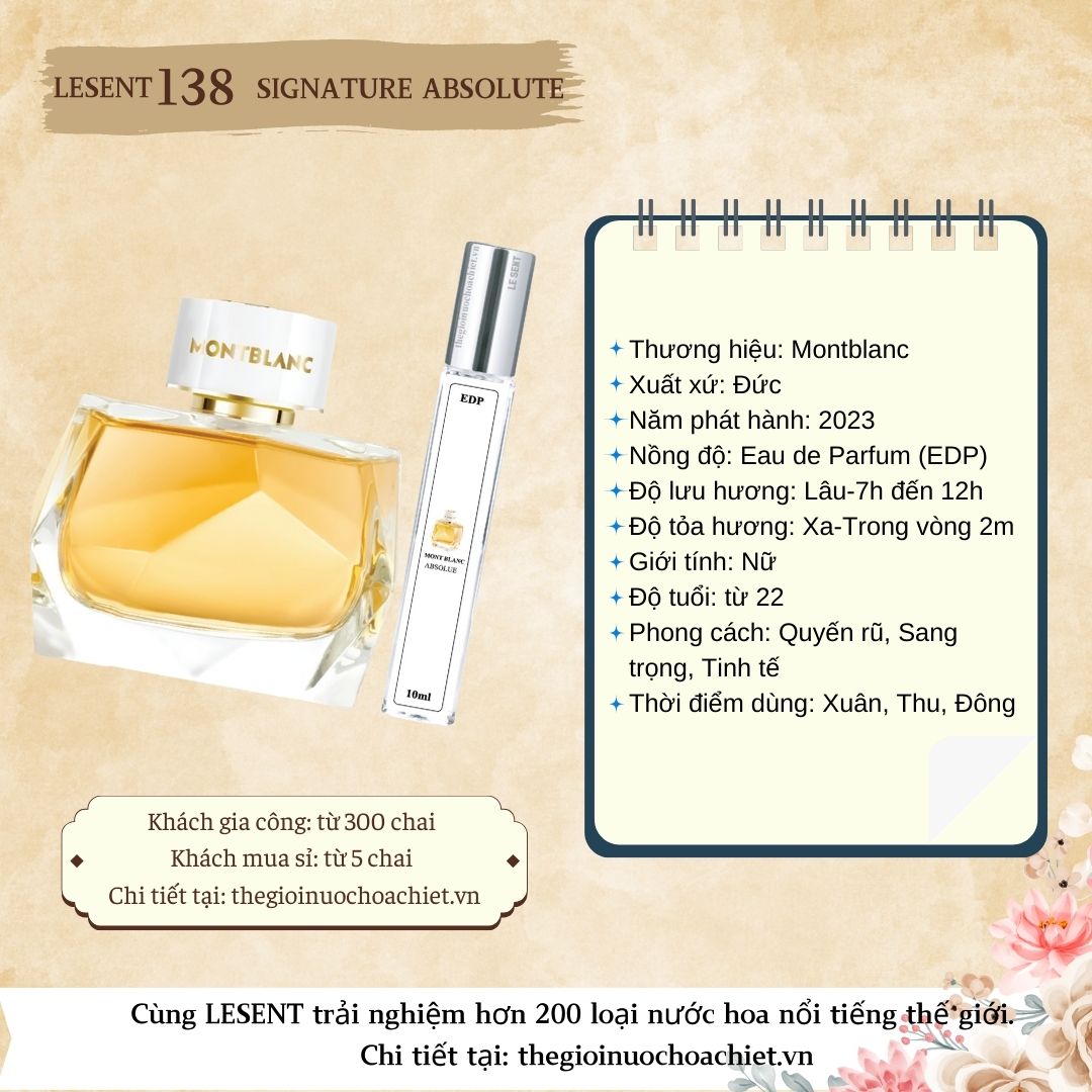 Nước hoa chiết Montblanc Signature Absolue EDP 10ml