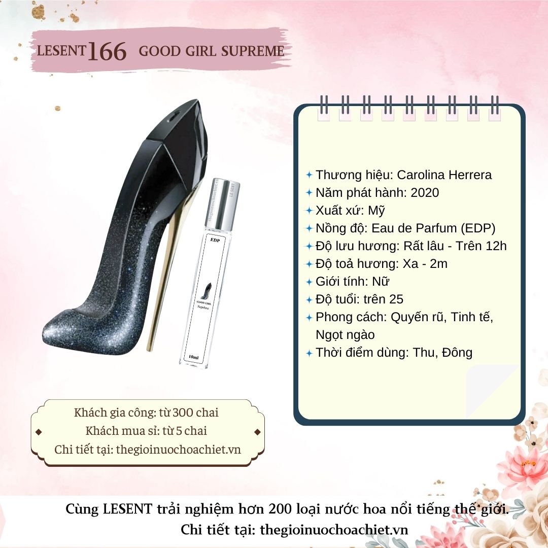 Nước hoa chiết Good Girl Supreme 10ml