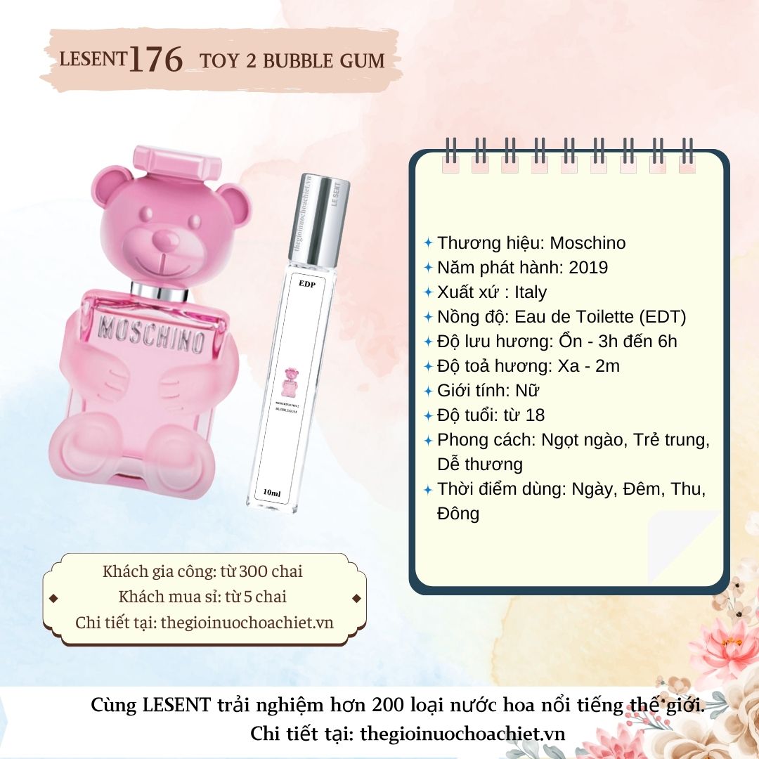 Nước hoa chiết Toy 2 Bubble Gum 10ml