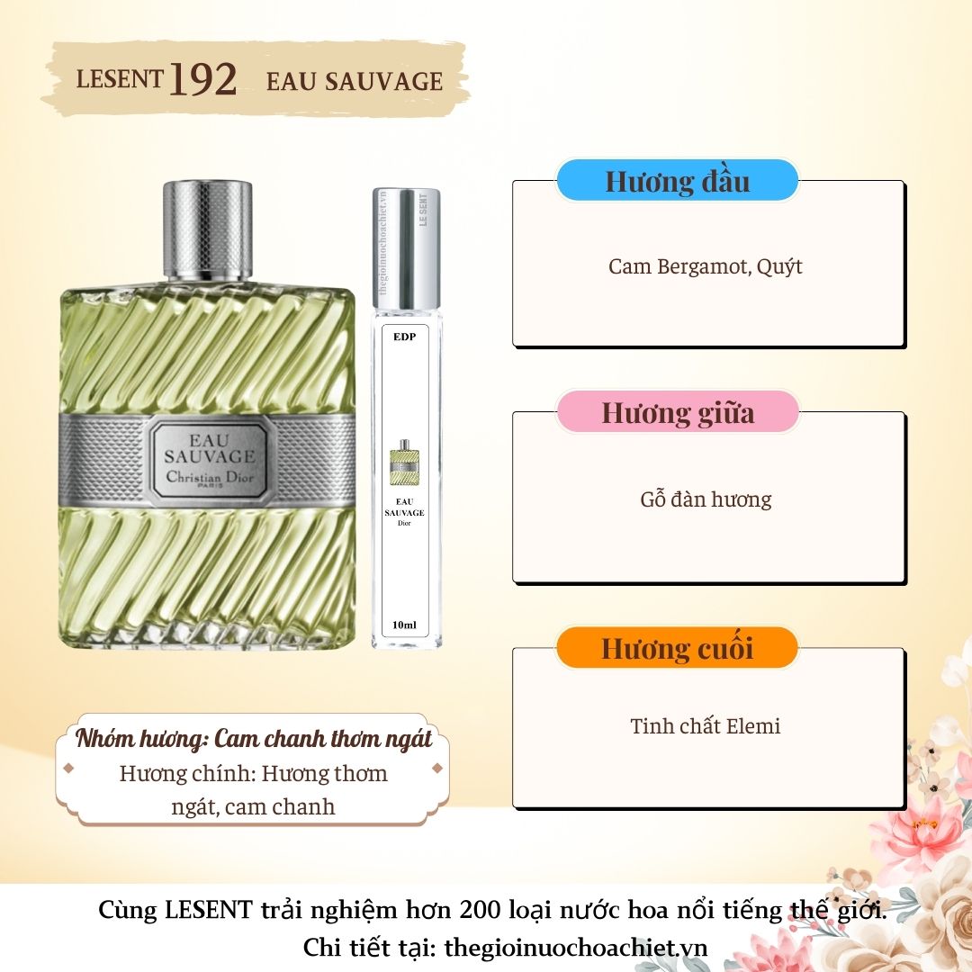 Nước hoa chiết Eau Sauvage 10ml