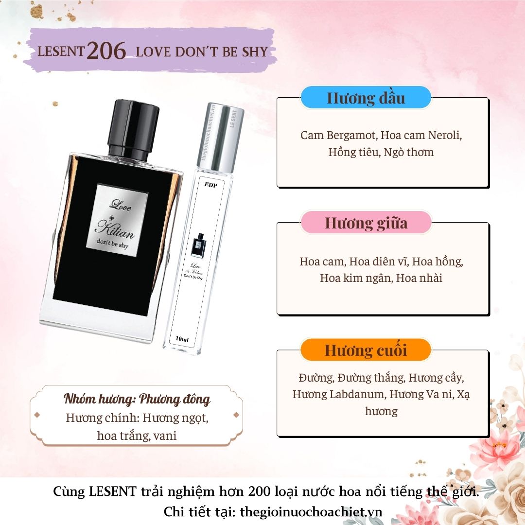 Nước hoa chiết Love Don't Be Shy 10ml