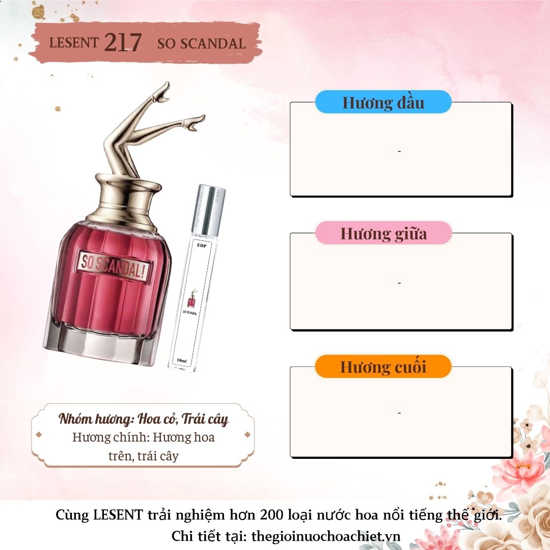 Nước hoa chiết So Scandal 10ml