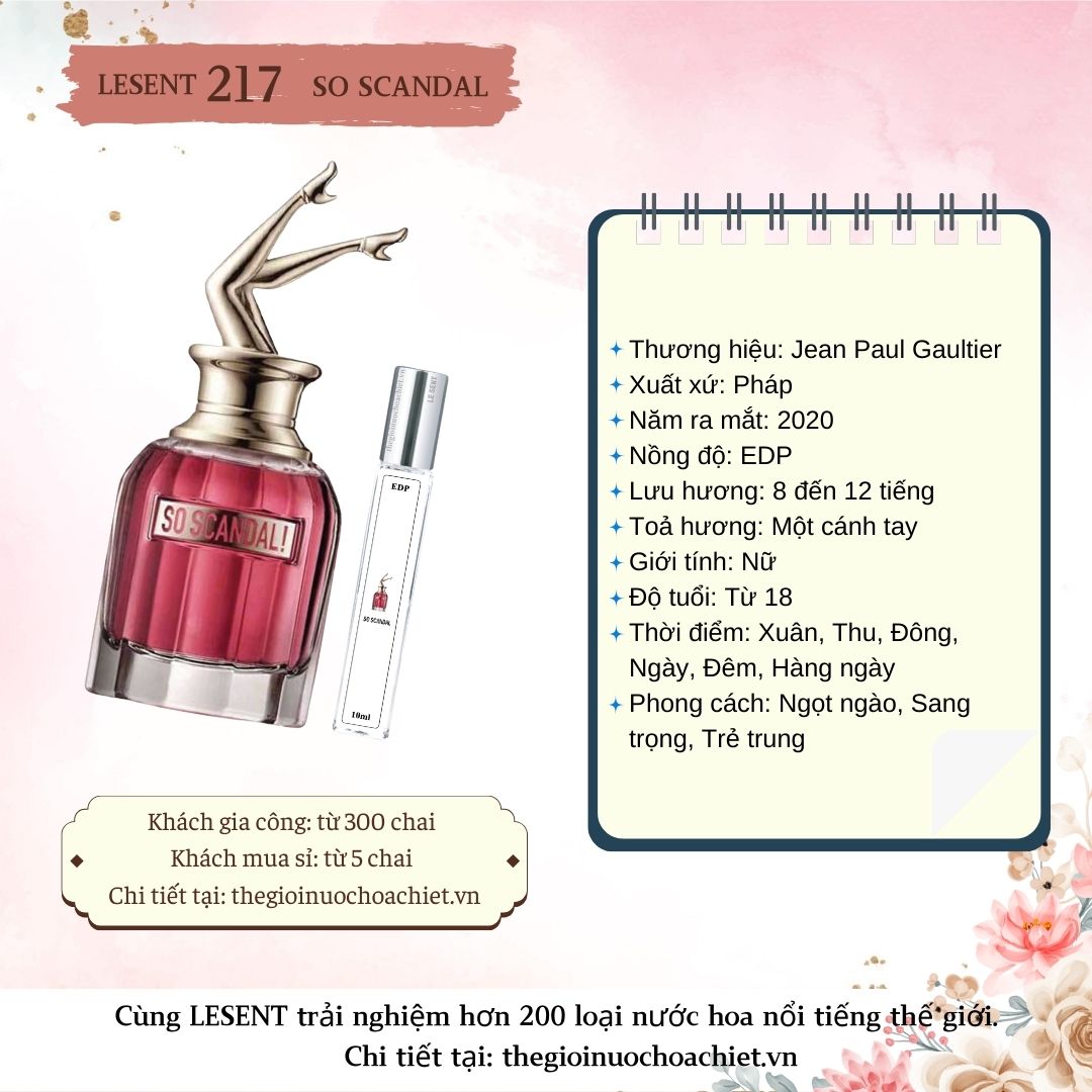 Nước hoa chiết So Scandal 10ml