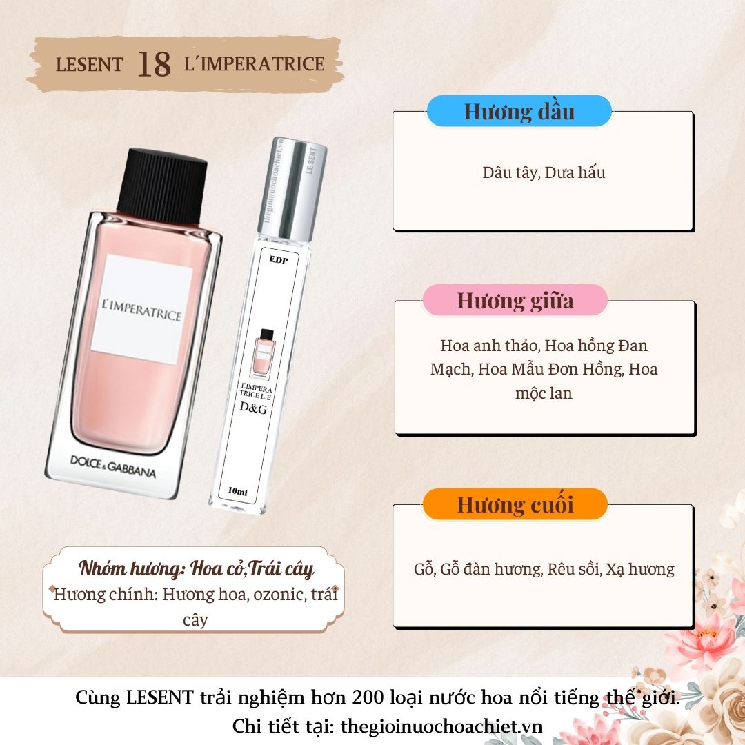 Nước hoa chiết L'Imperatrice 10ml 