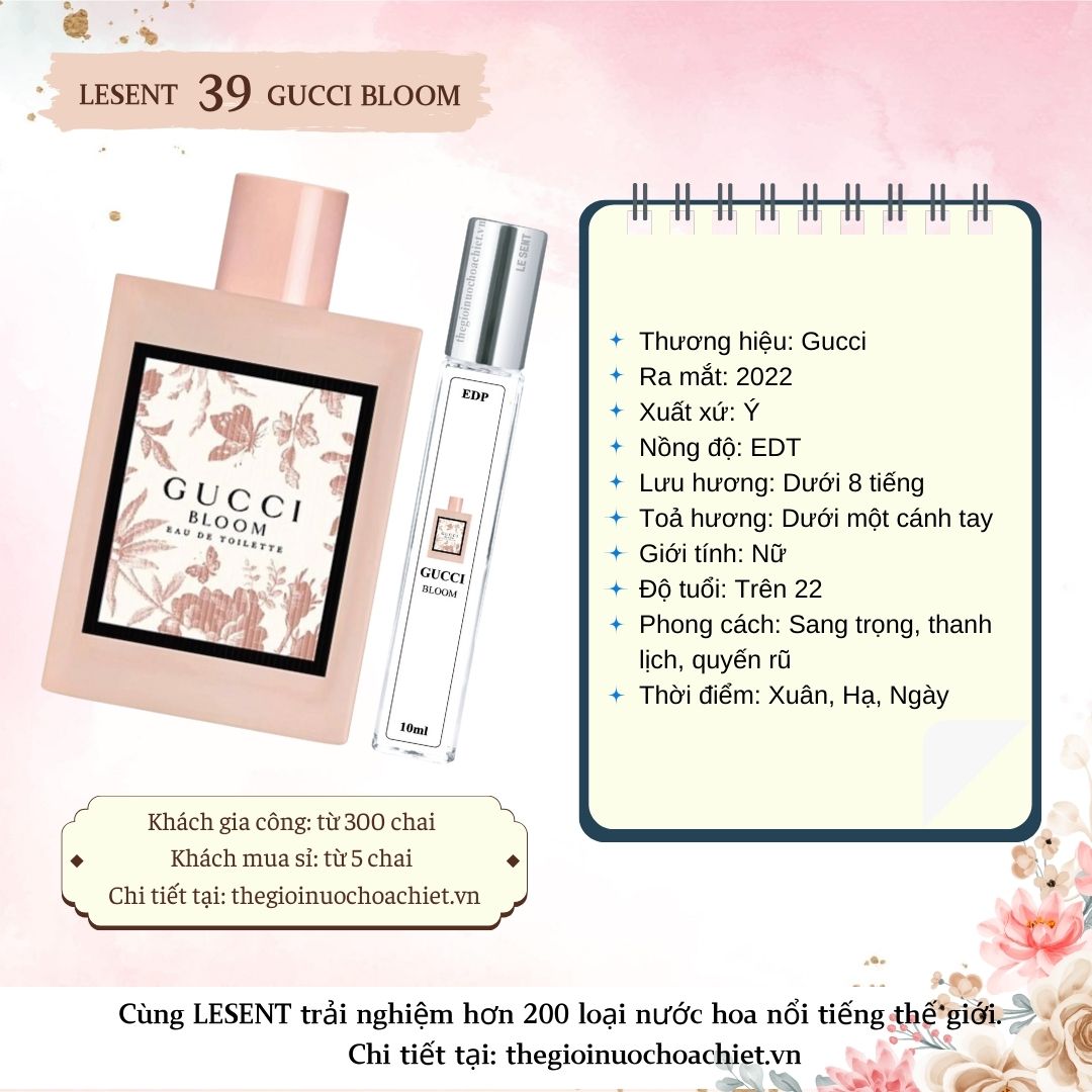 Nước hoa chiết Gucci Bloom 10ml 