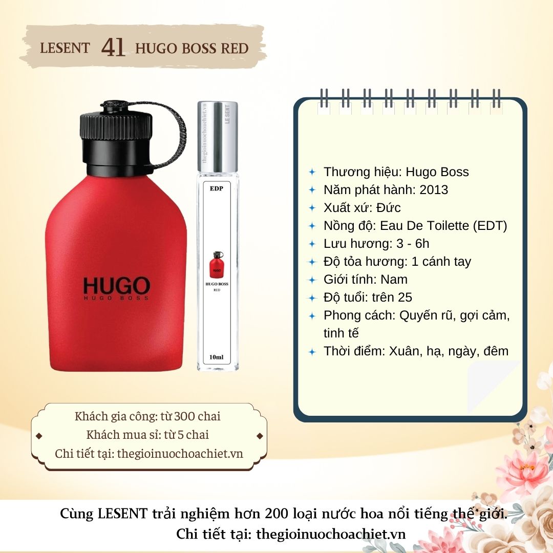 Nước hoa chiết Hugo Boss Red 10ml 