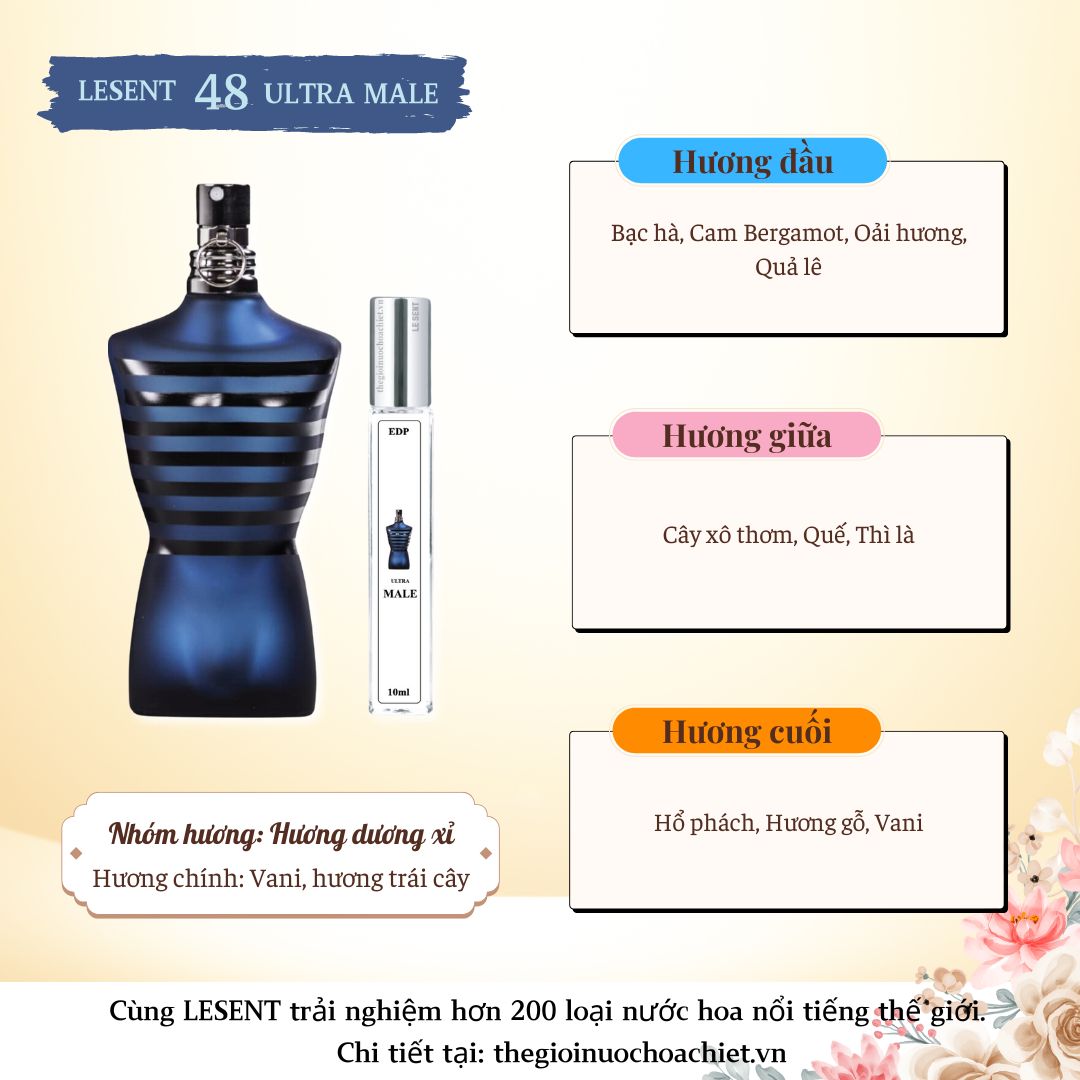 Nước hoa chiết Ultra Male 10ml 