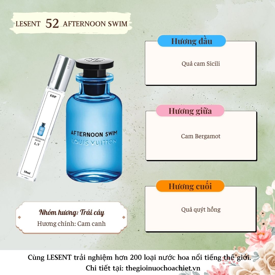 Nước hoa chiết Afternoon Swim 10ml 