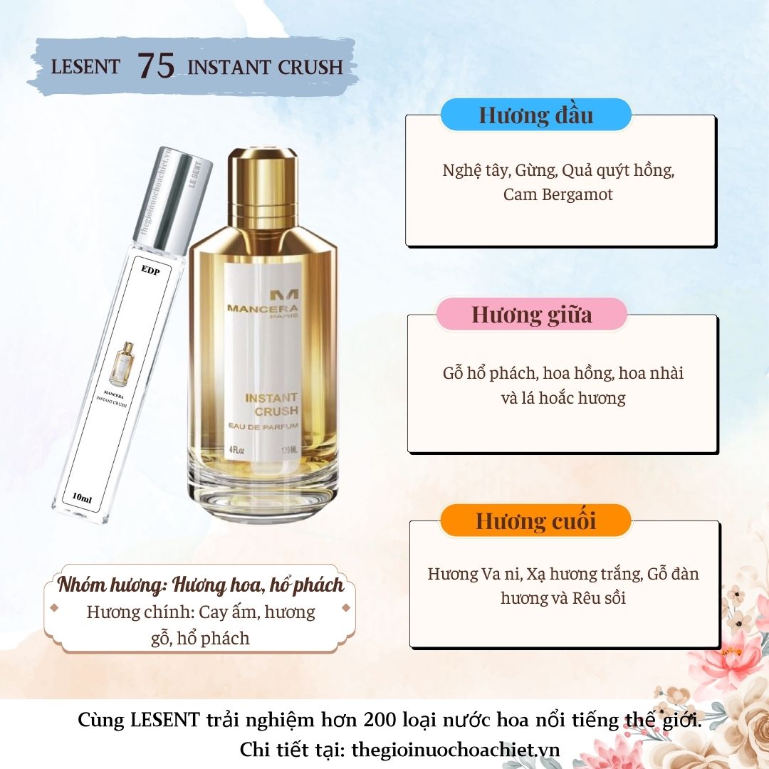 Nước hoa chiết Instant Crush 10ml