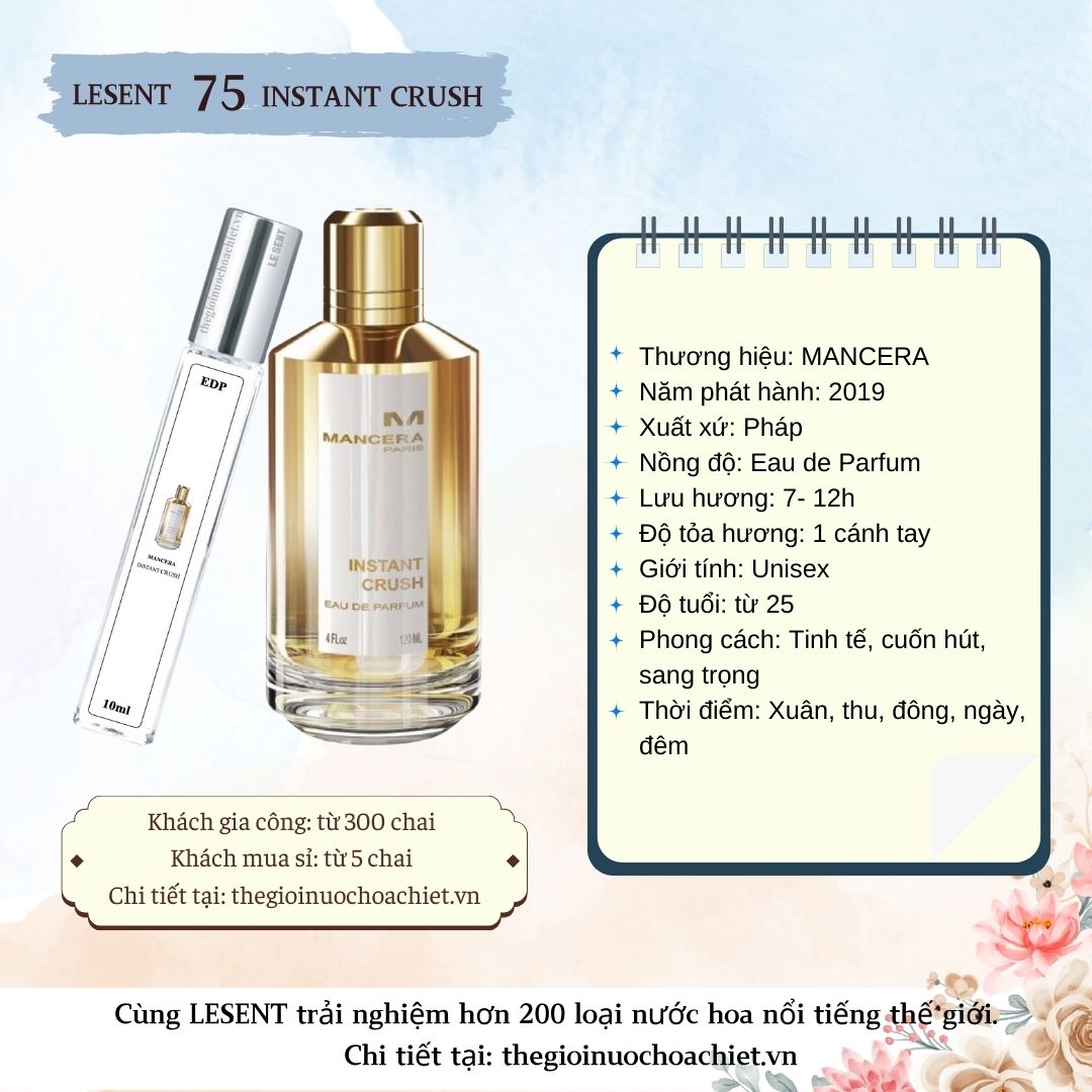 Nước hoa chiết Instant Crush 10ml