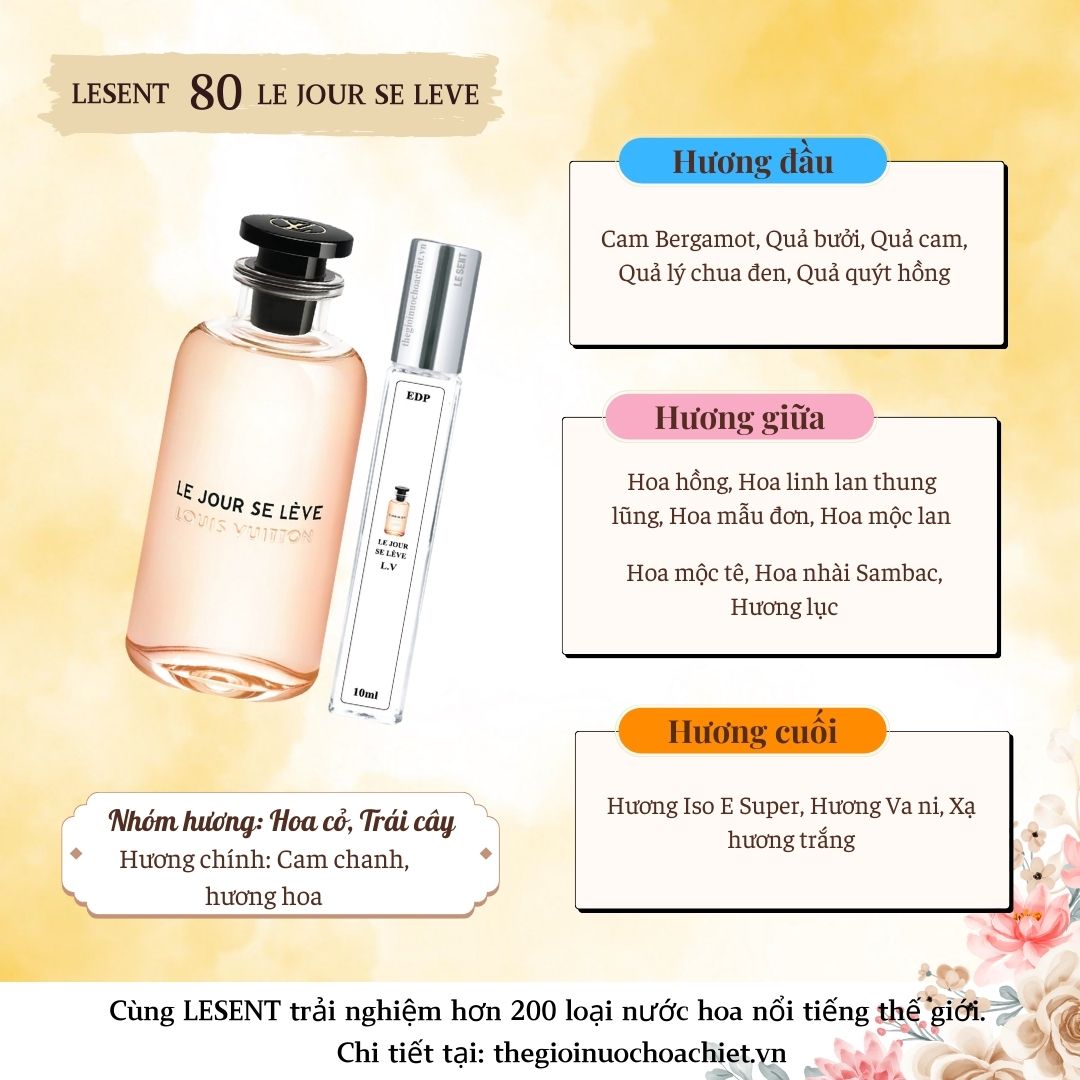 Nước hoa chiết Le Jour Se Lève 10ml