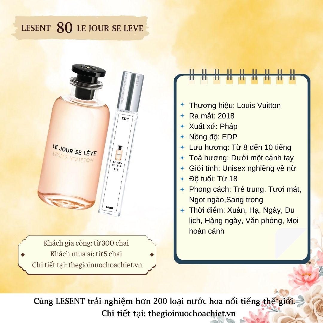 Nước hoa chiết Le Jour Se Lève 10ml