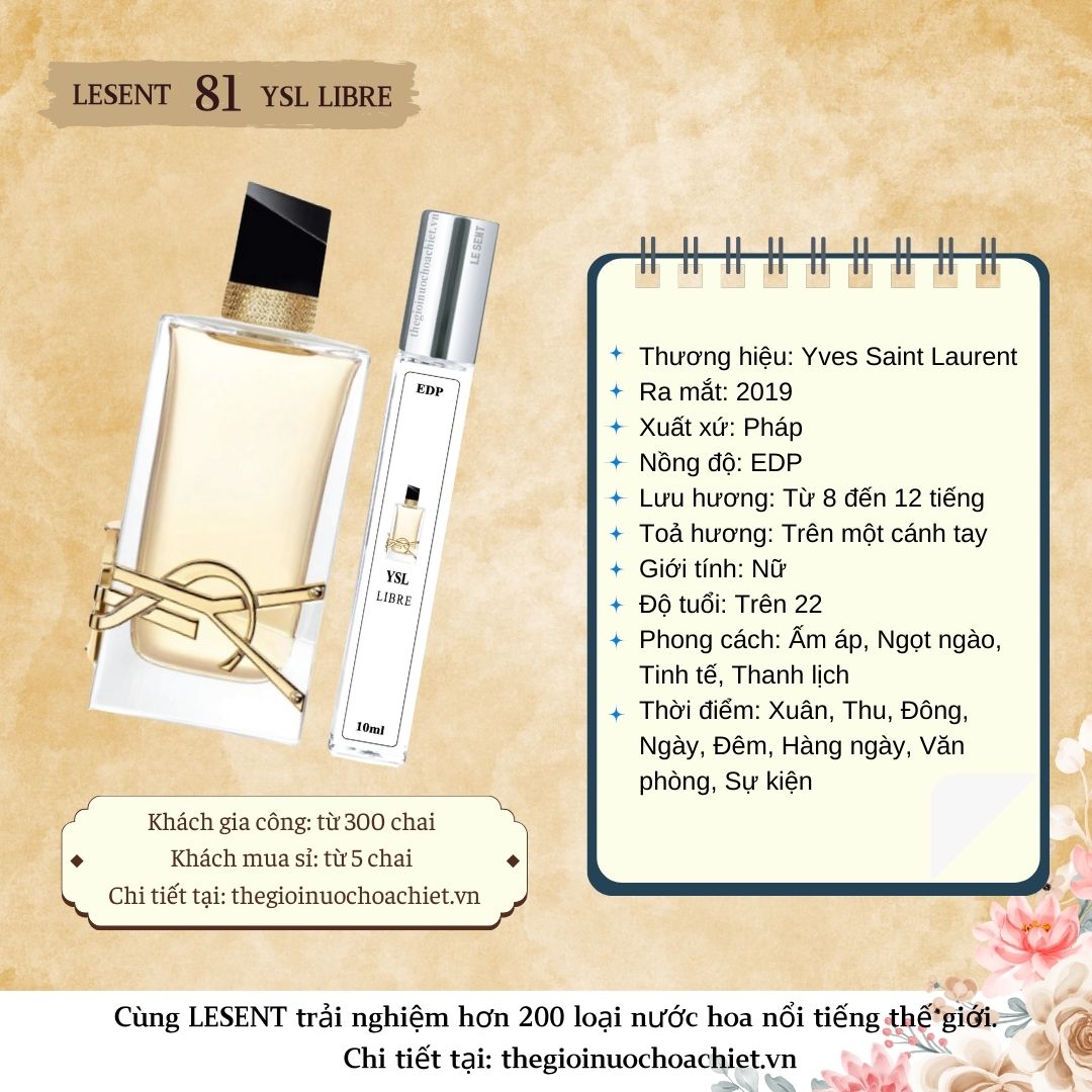 Nước hoa chiết YSL Libre 10ml