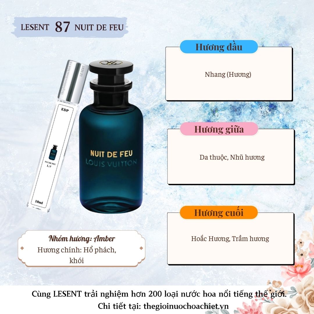 Nước hoa chiết Nuit de Feu 10ml