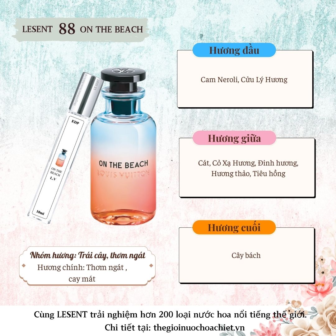 Nước hoa chiết On The Beach 10ml